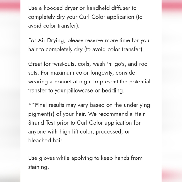 As I Am 6oz Curl Color in Hot Red - Picture 5 of 5